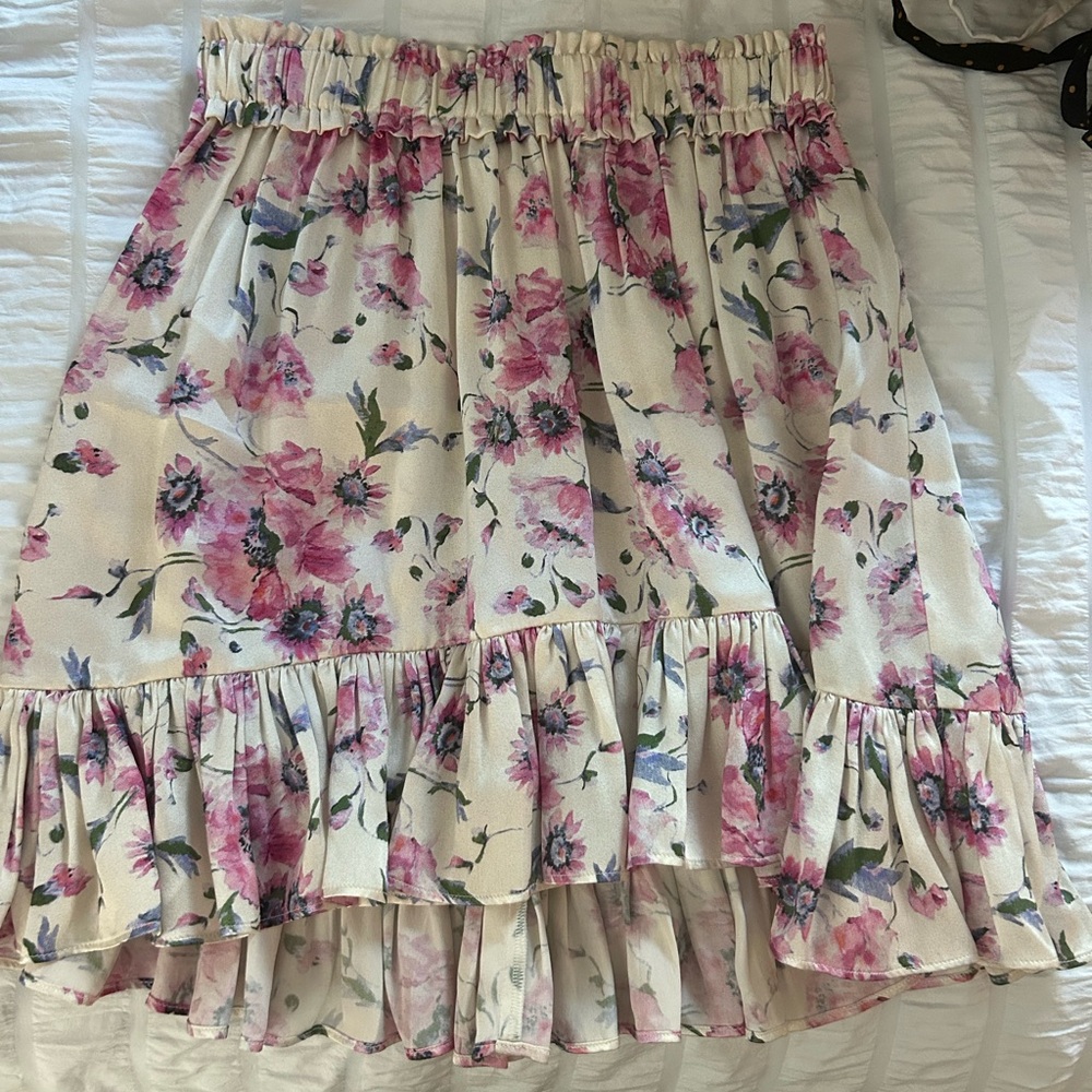 Loveshackfancy silk skirt size S perfect condition